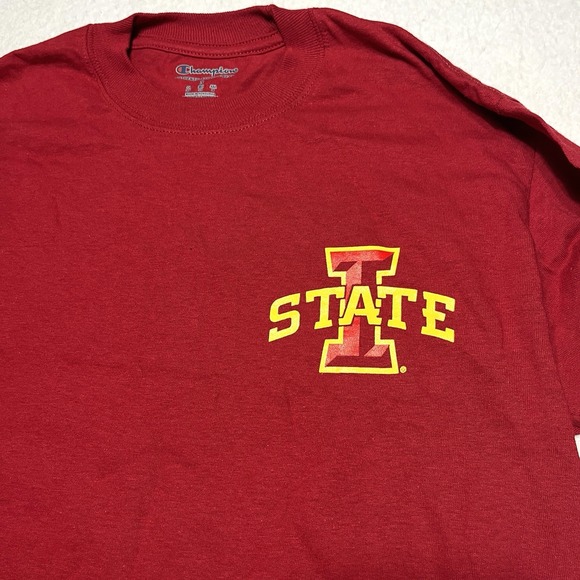 Iowa State Cyclones T-Shirt Champion Sports NCAA Long Sleeve Men's Small NWOT - Picture 5 of 10